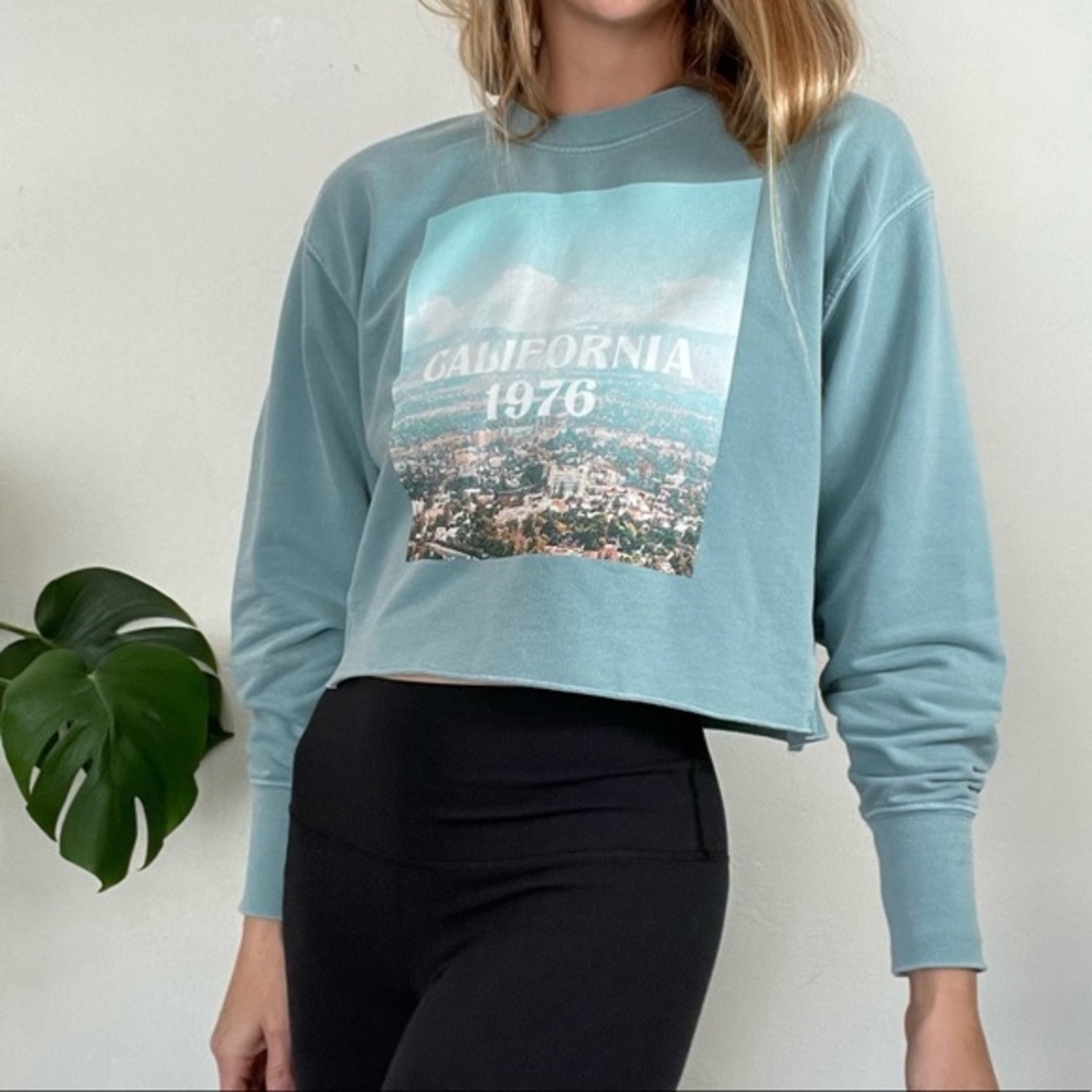 Colsie Teal California 1976 Sweatshirt